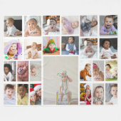 Couverture Polaire Concevez votre propre collection de photos 25 (Devant (Horizontal))