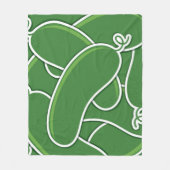 Couverture Polaire Concombre funky (Devant)