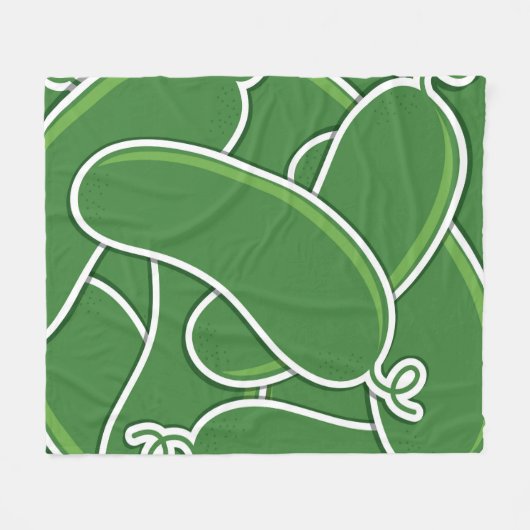 Couverture Polaire Concombre funky (Devant (Horizontal))