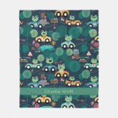 Couverture Polaire Conducteurs de voitures de course de grenouilles E (Devant)