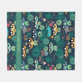 Couverture Polaire Conducteurs de voitures de course de grenouilles E (Devant (Horizontal))