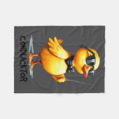 Couverture Polaire Conductor, Funny Duck Quote  (Devant (Horizontal))