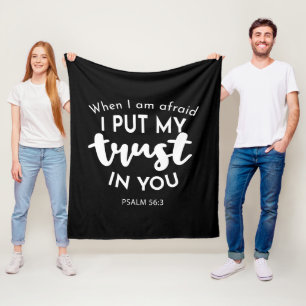 Couverture Polaire Confiance dans l'obscurité Quand j'ai peur, je met