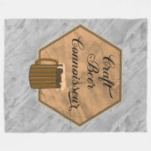 Couverture Polaire Connaisseur de bière artisanale (Devant (Horizontal))