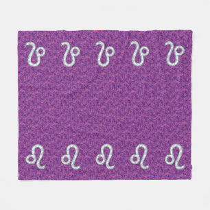 Couverture Polaire Connexion Leo Zodiac sur Camion numérique Fuchsia