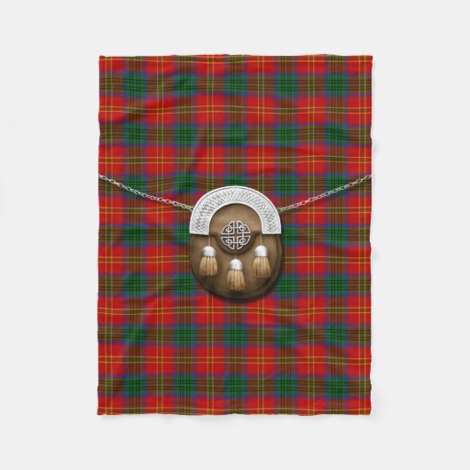 Couverture Polaire Connolly Robe Tartan Et Sporran (Devant)