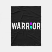 Couverture Polaire Conscience du suicide Guerrier Conception Cadeau P (Devant)