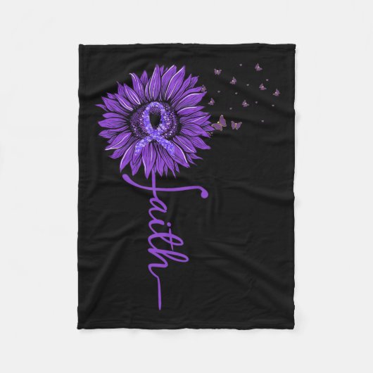 Couverture Polaire Conscience Fleur de soleil pourpre de Heimer (Devant)