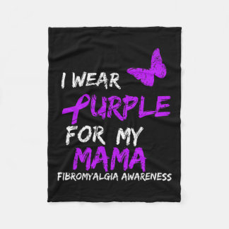Couverture Polaire Conscience Je Porte Du Violet Pour Ma Mama 5