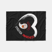 Couverture Polaire Conscience Lecture Coeur porter rouge mignon Ghost (Devant (Horizontal))