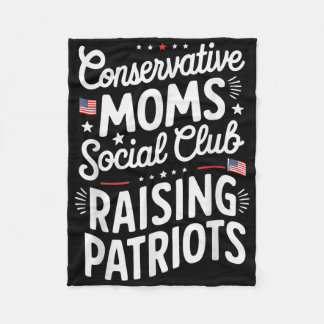 Couverture Polaire Conservative Moms Social Club Raising Patriots 
