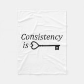Couverture Polaire Consistency Is Key Motivational Gift  (Devant)