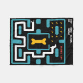 Couverture Polaire Console de jeux vidéo rétro Chien de jeu vidéo des (Devant (Horizontal))