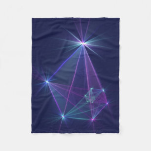 Couverture Polaire Constellation, Art Fractal Abstrait Imaginaire