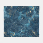 Couverture Polaire Constellation céleste - Nuit étoilée (8) (Devant (Horizontal))