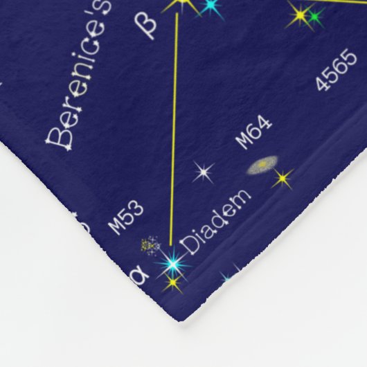 Couverture Polaire Constellation Coma Berenices de l'hémisphère Nord (Coin)