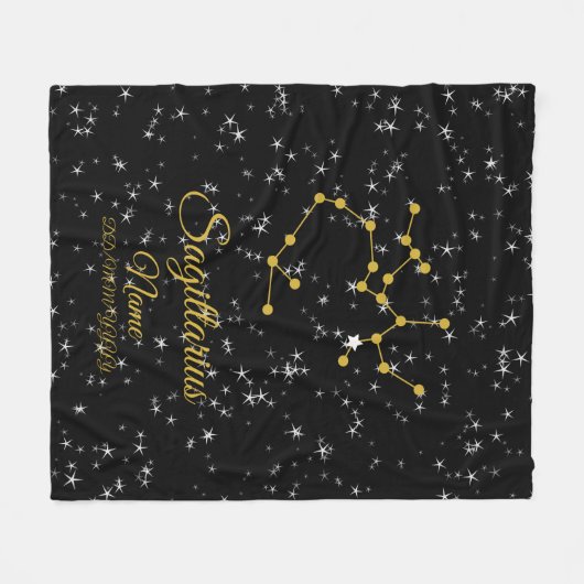 Couverture Polaire Constellation de Sagittaire (Devant (Horizontal))