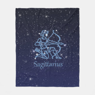 Couverture Polaire Constellation du Sagittaire & Signe du zodiaque av