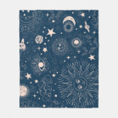 Couverture Polaire Constellations galactiques : Conception de Motif s (Devant)