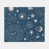 Couverture Polaire Constellations galactiques : Conception de Motif s (Devant (Horizontal))