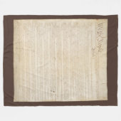 Couverture Polaire Constitution des États-Unis, Nous le peuple (Devant (Horizontal))