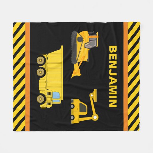 Couverture Polaire Construction de camion (Devant (Horizontal))