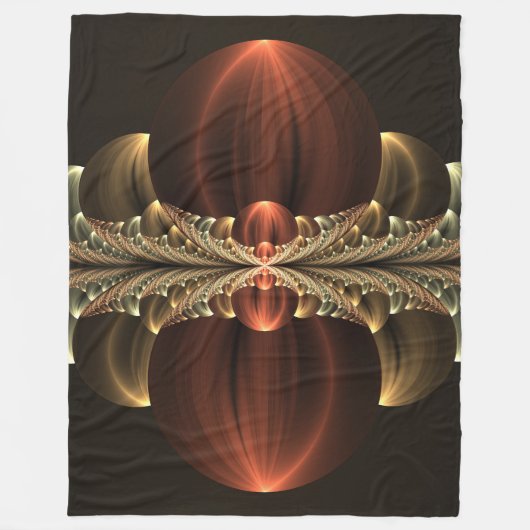 Couverture Polaire Construction d'Imaginaires Art Fractal Abstrait br (Devant)
