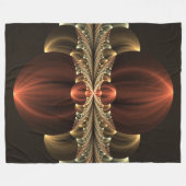 Couverture Polaire Construction d'Imaginaires Art Fractal Abstrait br (Devant (Horizontal))