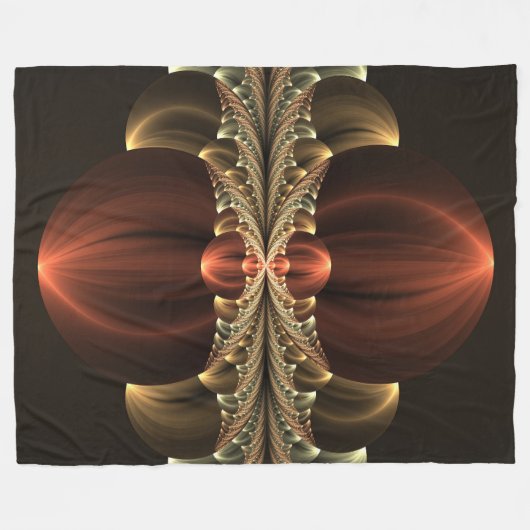 Couverture Polaire Construction d'Imaginaires Art Fractal Abstrait br (Devant (Horizontal))