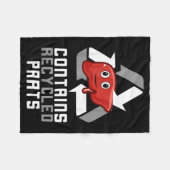 Couverture Polaire Contains Recycled Parts Liver Transplant Survivor  (Devant (Horizontal))