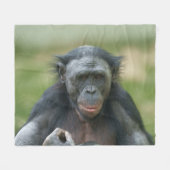 Couverture Polaire Contemplation Bonobo (Devant (Horizontal))