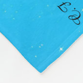 Couverture Polaire Continuez à croire Starry Sky Med avec un Arrière (Coin)