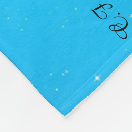 Couverture Polaire Continuez à croire Starry Sky Med avec un Arrière (Coin)