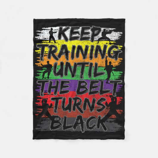 Couverture Polaire Continuez L'Entraînement Jusqu'À Ce Que La Ceintur (Devant)