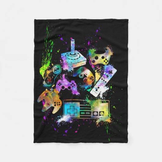 Couverture Polaire Contrôler Toutes Les Choses Video Game Controller (Devant)