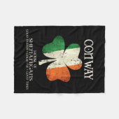Couverture Polaire Conway Last Name Family Ireland Irish House Of She (Devant (Horizontal))