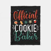 Couverture Polaire Cookie Baker Funny Christmas Couples Matching (Devant)