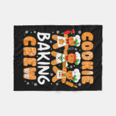 Couverture Polaire Cookie Baking Crew Christmas Funny Gingerbread Lov (Devant (Horizontal))