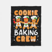 Couverture Polaire Cookie Baking Crew Christmas Funny Gingerbread Lov (Devant)
