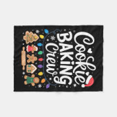 Couverture Polaire Cookie Baking Crew Holiday Squad Gingerbread Chris (Devant (Horizontal))