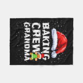 Couverture Polaire Cookie Baking Crew Shirt Grandma Matching Christma (Devant (Horizontal))