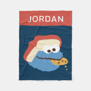 Couverture Polaire Cookie Monster Camp Cookies   Ajouter Votre Nom
