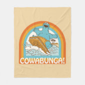 Couverture Polaire Cookie Monster Cowabunga! (Devant)