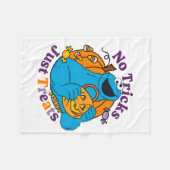 Couverture Polaire Cookie Monster | Pas de traces juste des traitemen (Devant (Horizontal))