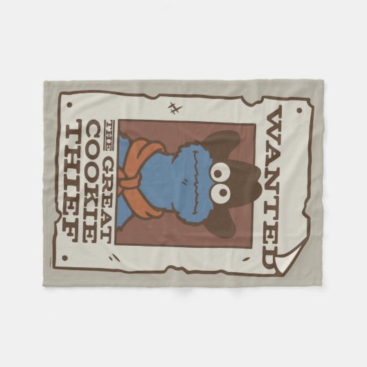 Couverture Polaire Cookie Monster | Poster Recherché (Devant (Horizontal))
