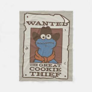 Couverture Polaire Cookie Monster Poster Recherché