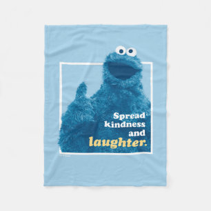 Couverture Polaire Cookie Monster   Propager la gentillesse et le rir