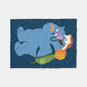 Couverture Polaire Cookie Monster Recherche de Cookies (Devant (Horizontal))