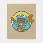 Couverture Polaire Cookie Monster Retro (Devant)