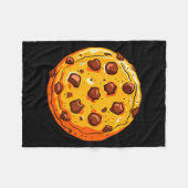Couverture Polaire Cookie Shirt Men Women Kids Chocolate Chip Cookie (Devant (Horizontal))